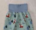 Bild 6 von Süße Baby Pumphose, Mütze & Halstuch Gr. 50-68, Jersey grün Fuchs Geburt, Geschenk, Newborn