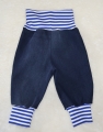 Bild 3 von Baby Jeans Pumphose Maritim Wal Gr. 74/80, Geschenk zur Geburt, Babyparty,  Mitwachshose, Babyhose