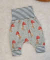 Bild 2 von Newborn  Baby Pumphose Gr. 56 Ribstrick Jersey grün Fuchs, Geschenk zur Geburt, Babyhose