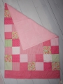 Bild 2 von Kuscheldecke, Babydecke , Patchwork, Rosa,  ganzjährig