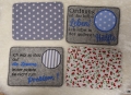 Bild 6 von Mug Rug Tassenteppich - Untersetzer - verschiedene Sprüche - Filz - 