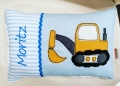 Bild 4 von Toller Bagger - Personalisierte Kissen, Geschenk zur Geburt, Kissen mit Namen