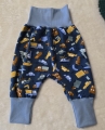 Bild 2 von Süße Pumphose Jersey stahlblau bunte Fahrzeuge Gr. 56-92 Baby, Kind, Junge, Mädchen, Baby Hose