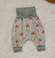 Bild 5 von Newborn  Baby Pumphose Gr. 56 Ribstrick Jersey grün Fuchs, Geschenk zur Geburt, Babyhose