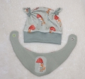 Bild 5 von Newborn, Baby Pumphose, Mütze & Halstuch Gr. 56, Geschenk zur Geburt, Babyparty, Homecoming Set